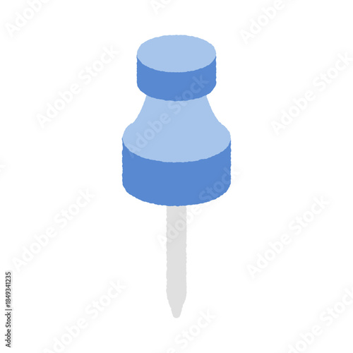 手書き風の単品アイコンイラスト　画鋲