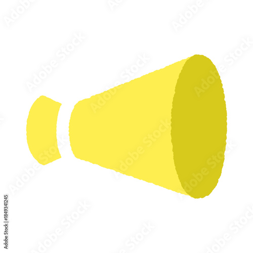 手書き風の単品アイコンイラスト　拡声器