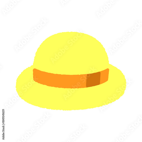 手書き風の単品アイコンイラスト　帽子