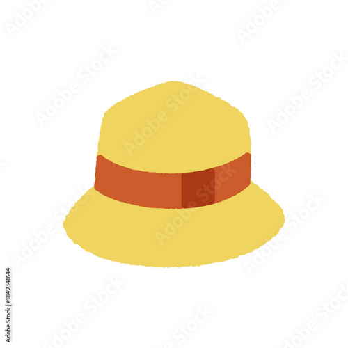 手書き風の単品アイコンイラスト　帽子