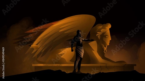 greek mythology oedipus consulting the sphinx