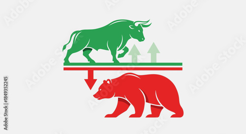 Bull and Bear Market Symbols.