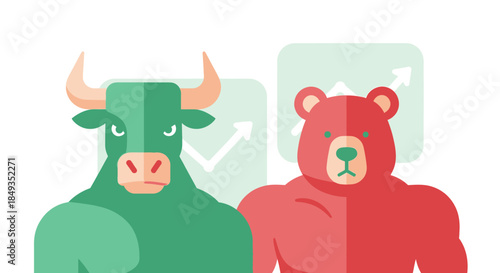 Bull and Bear Market Symbols Explained.