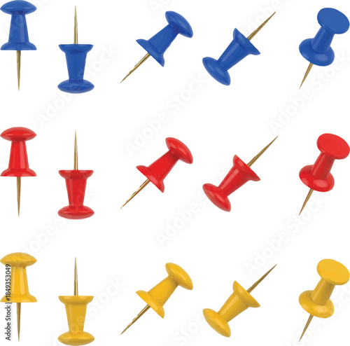 set of push pins