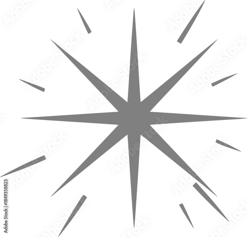 Sparkle vector icon. Shine symbol illustration. star sign or logo.
