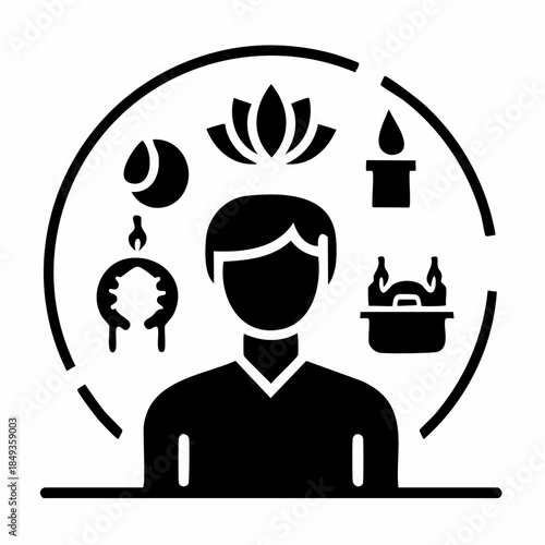 Mindfulness and Meditation Iconography Exploring Inner Peace with Symbolic Imagery