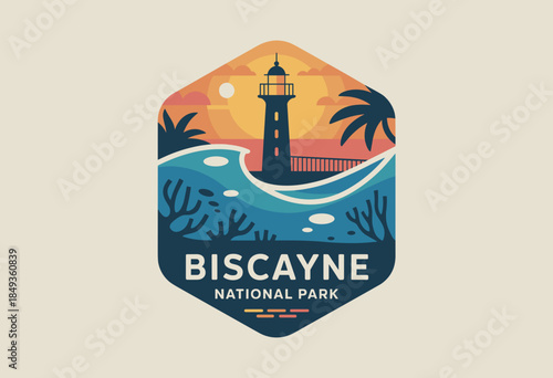 Dramatic Volcano Eruption Illustration of Hawaii Volcanoes National Park in Bold Colors