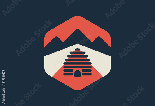 Vintage-Inspired Utah Vacation License Plate Design Featuring Dramatic Desert Landscape
