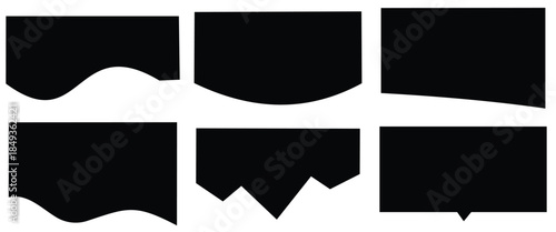 Vector Set of Template Dividers with Drops, Waves and Geometric Shapes.
 Abstract Design Elements for Top and Bottom on Website, App, Banners or Posters.