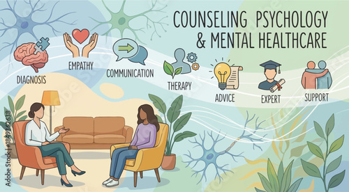 Counseling psychology and mental healthcare