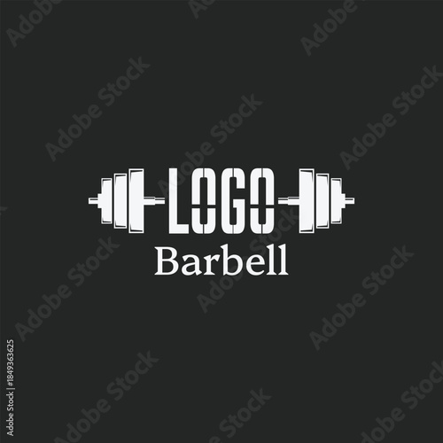 Barbell vector design representing strength, power, and fitness performance. Clean and bold visual suitable for gym identity, training programs, and athletic branding projects.