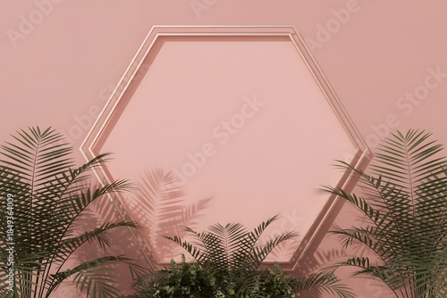 the frame of the flowers