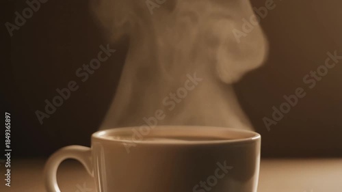 Cup of Coffee Steaming
