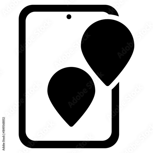 Mobile location icon