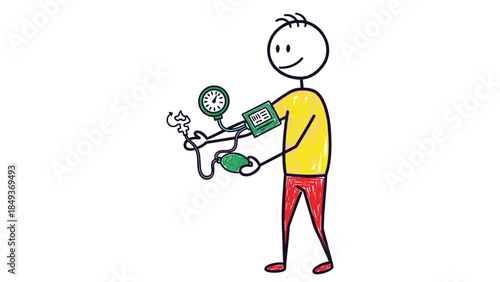 Young man playing guitar cartoon vector illustration