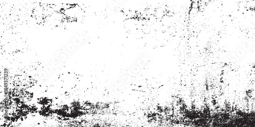 Abstract grunge black and white distressed texture background. Dirty or dust film grain overlay texture background. grunge background. abstract halftone vector illustration dust and rough dirty wall 
