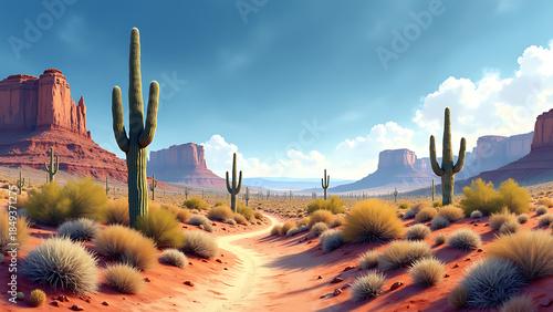 A Breathtaking View of the Desert