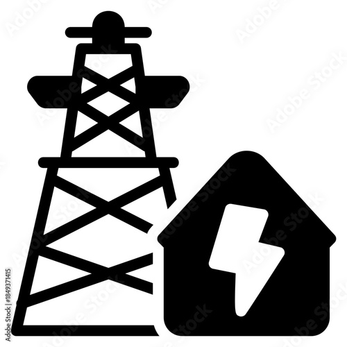 Energy industry icon