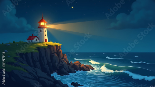 Lighthouse illustration
