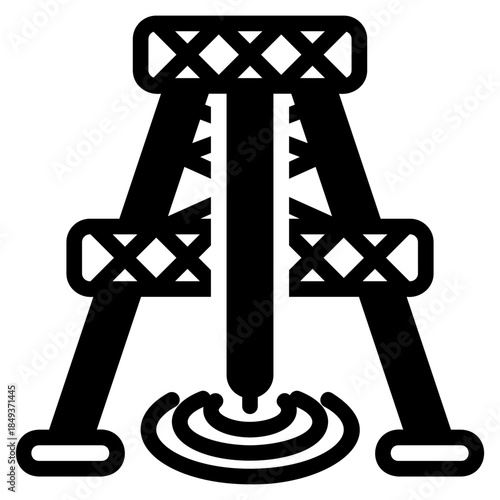 Oil drill icon