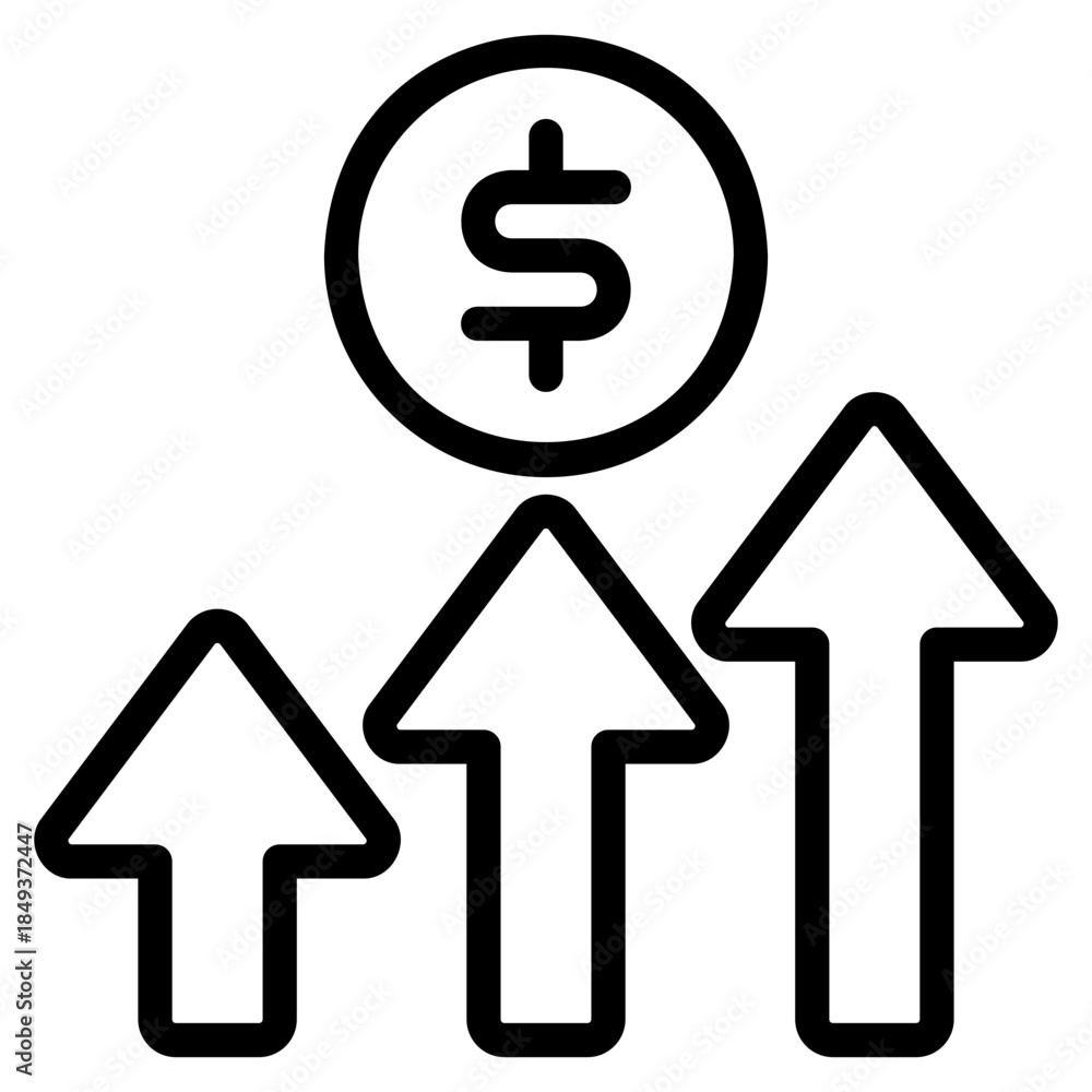 Obraz premium Profit icon