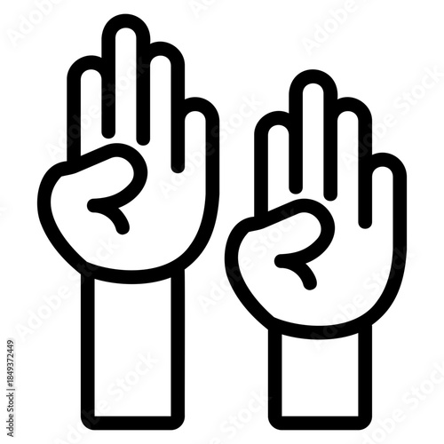 Social participation icon