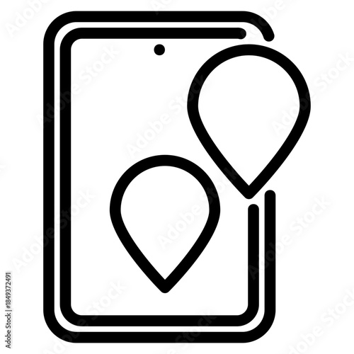 Mobile location icon