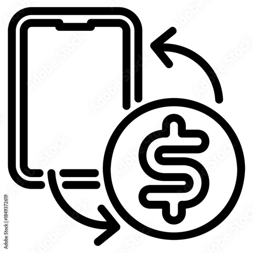 Mobile money icon