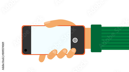 Hand Holding Smartphone for Photography or Mobile Video Recording