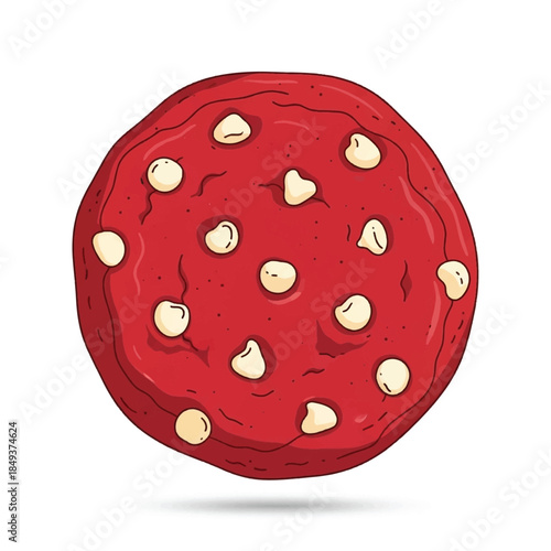 Delicious Pepperoni Pizza with Cheese Topping.