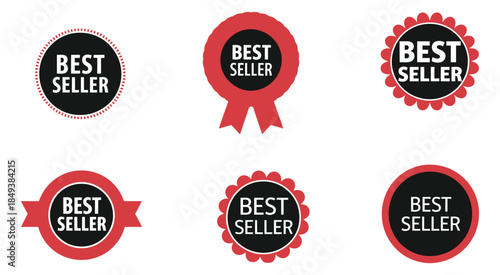 Best Seller Badges, professional illustrations