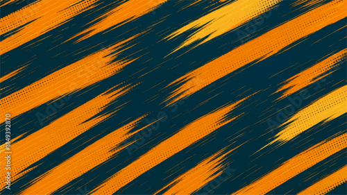 Grunge orange striped background texture featuring a bright colorful pattern of yellow and red lines in a creative vector art illustration design for a decorative wallpaper backdrop

Would you like me