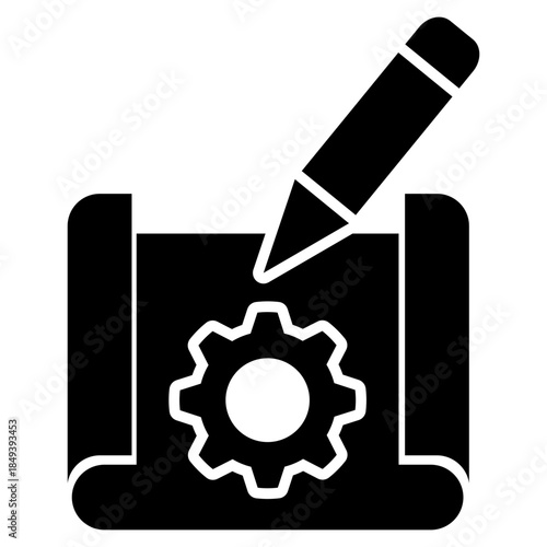 prototyping  glyph icon