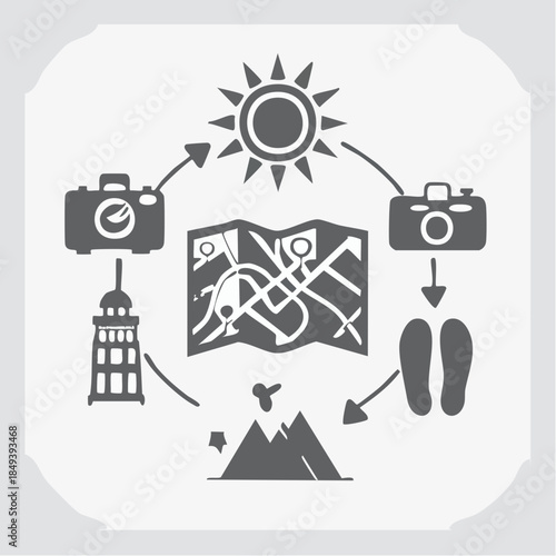 Travel Planning with Camera and Map Under the Sun