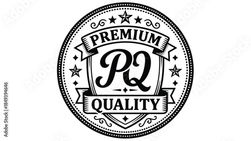 Premium Quality PQ Emblem for Product Excellence.