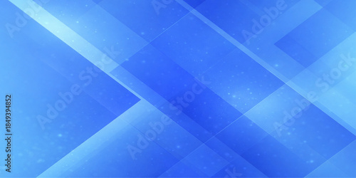 Fototapeta Naklejka Na Ścianę i Meble -  A futuristic blue abstract background features a digital geometric pattern with 3d cube shapes and light gradient lines for a modern technology business wallpaper design