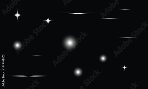 Digital Light Elements Stars, Flares, and Glows Collection