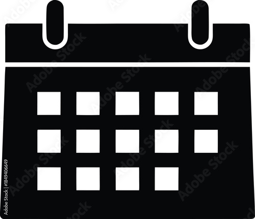 Calendar Icon Illustration For Event Reminder And Planning Design