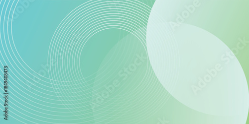 minimalist banner background,green and blue gradations,soft color,memphis,circle pattern,vector,eps 10