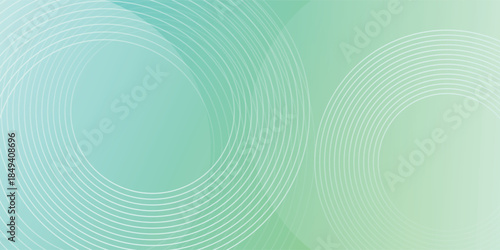 minimalist banner background,green and blue gradations,soft color,memphis,circle pattern,vector,eps 10