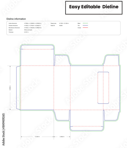 tuck end box with window dieline template box dieline die lines packaging custom dieline  box cardboard box dieline pizza box dieline printable product packaging layout,
