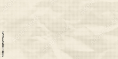 Retro beige halftone paper texture. Vintage craft ecru wallpaper with speckles, flecks, particles. Light cream grunge grain overlay background. Dirty dotted and specked canvas backdrop. Vector