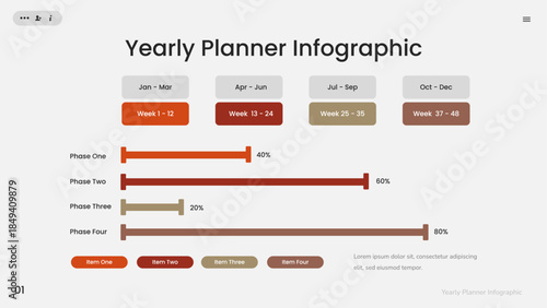 Yearly Planner Infographic