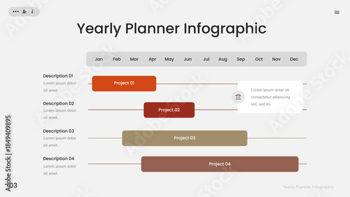 Yearly Planner Infographic