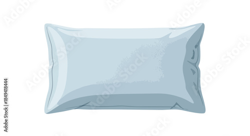 Soft pastel blue rectangular cushion offering ultimate restful support and plush comfort
