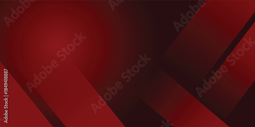 Red line with white architecture futuristic background minimal concept vector illustration subtle design.