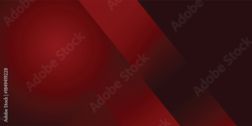 Red line with white architecture futuristic background minimal concept vector illustration subtle design.