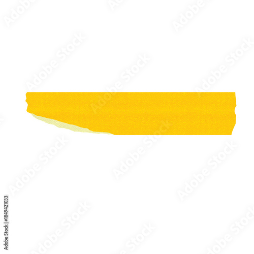 Realistic Yellow Masking Tape