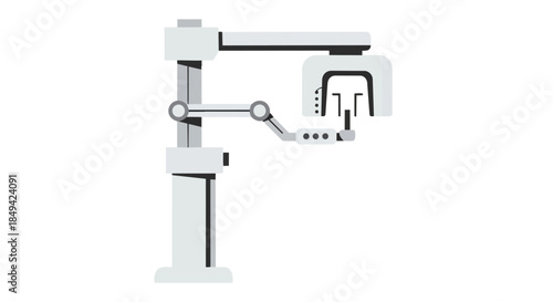 Cutting-edge dental panoramic imaging apparatus for comprehensive oral diagnostics, providing essential detailed views of jawbone and teeth