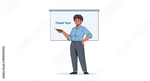 Engaging presenter illustrating key concepts on a whiteboard with a modern laser pointer during an interactive presentation